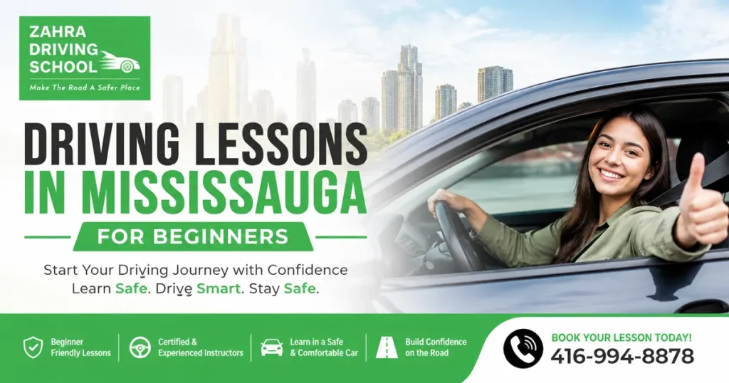 Driving Lessons in Mississauga for Beginners | Zahra Driving School
